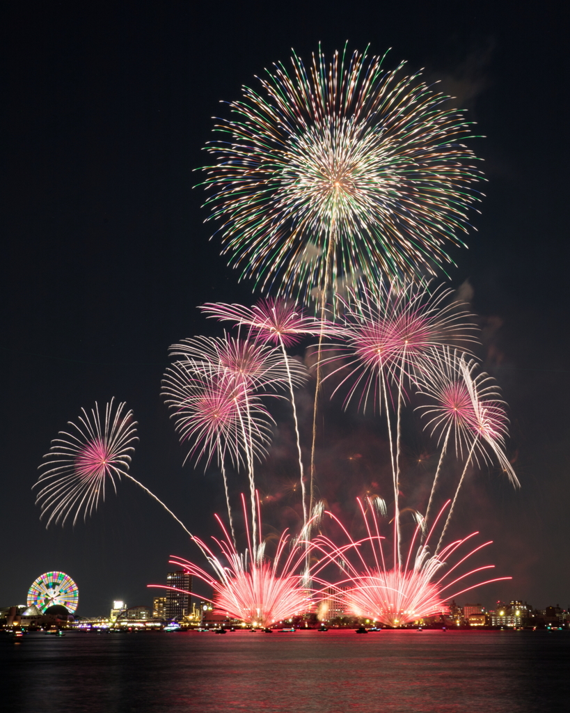 名港水上芸術花火2022 その３
