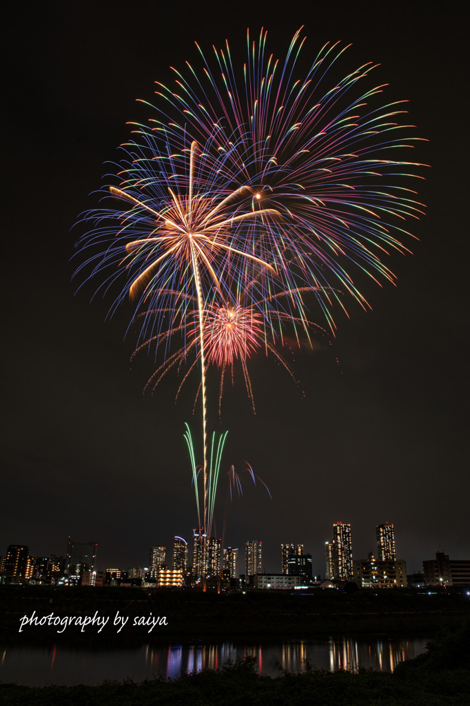 丸子の渡し花火2023 その１