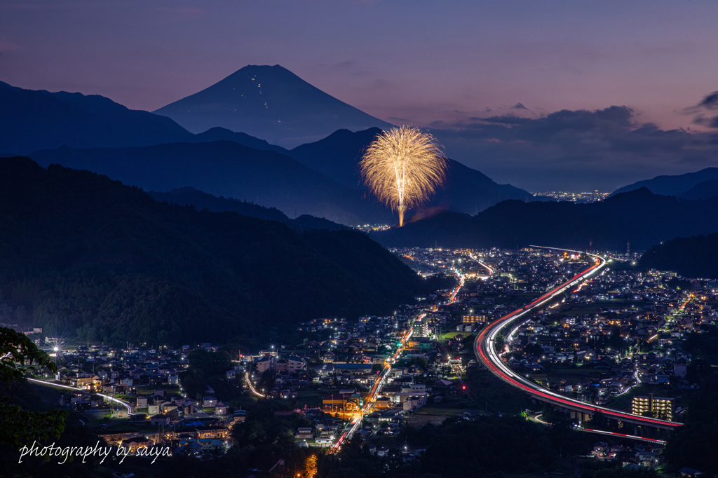 ふるさと時代まつり花火2025　その１
