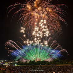 常総きぬ川花火 2019-3