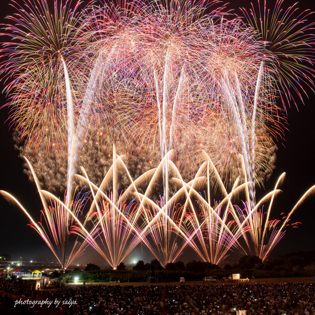 常総きぬ川花火 2019-4
