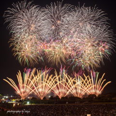 常総きぬ川花火 2019-1