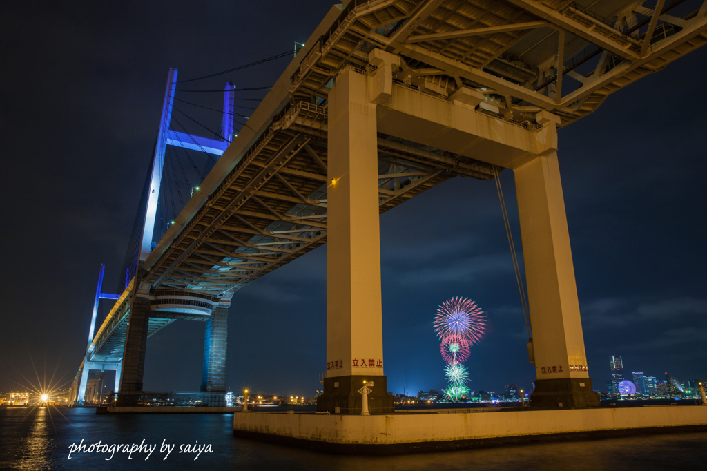 横浜スパークリング花火2