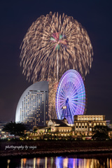 横浜開港祭花火3