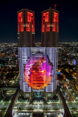 都庁 プロジェクションマッピング その６