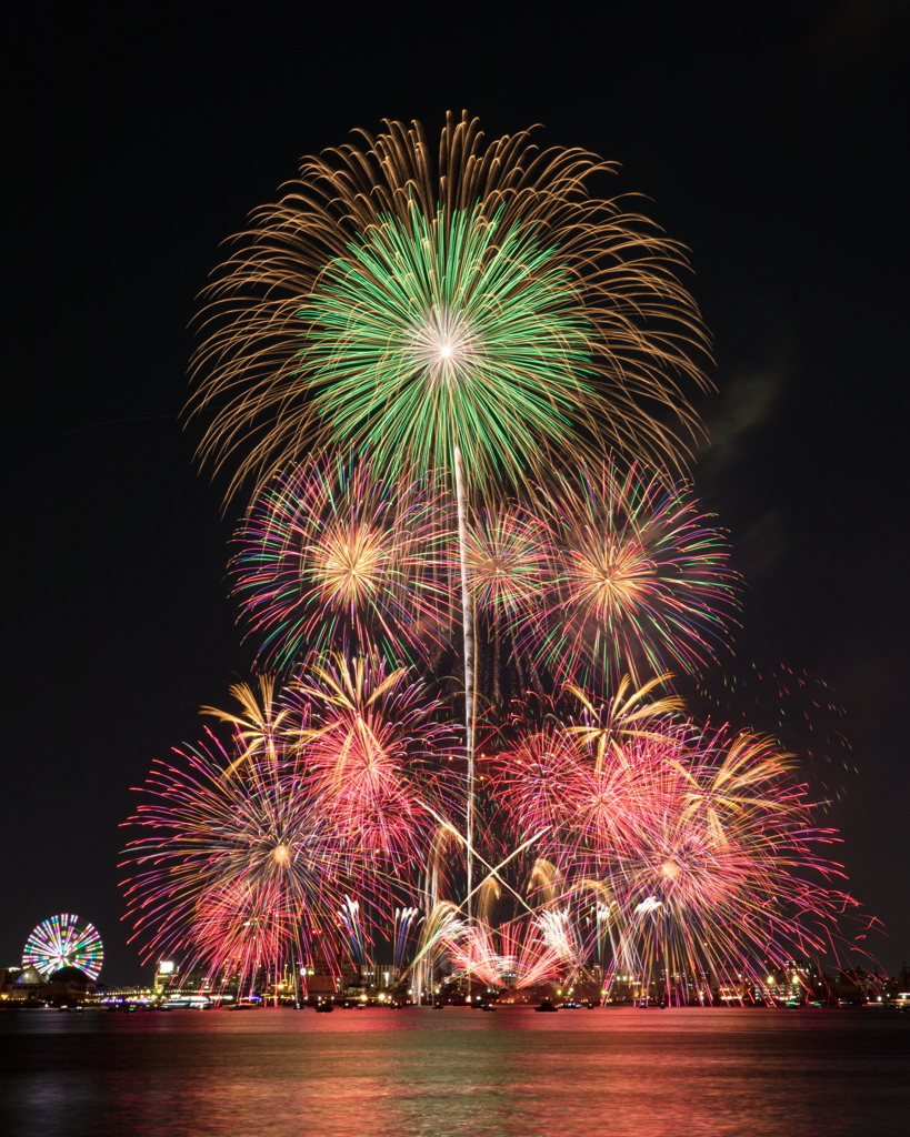 名港水上芸術花火2022 その４