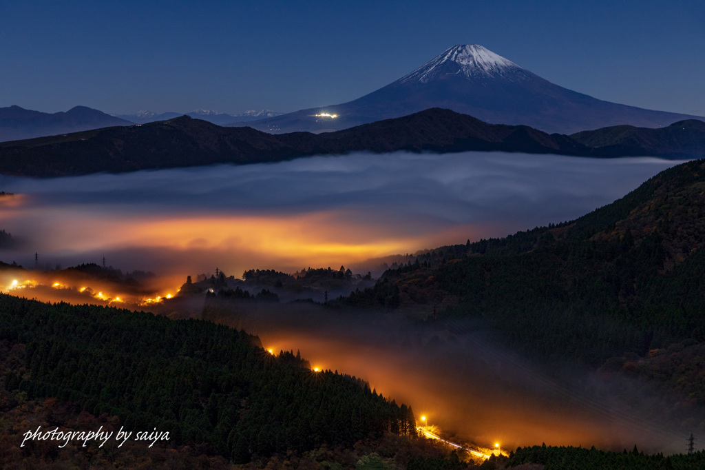 真夜中の大雲海