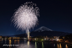 河口湖冬花火2025 その３