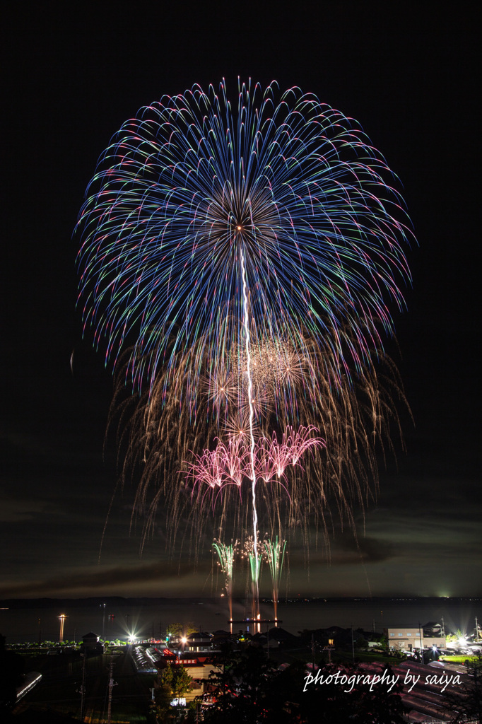 なめがたの湖上花火大会2024 その２