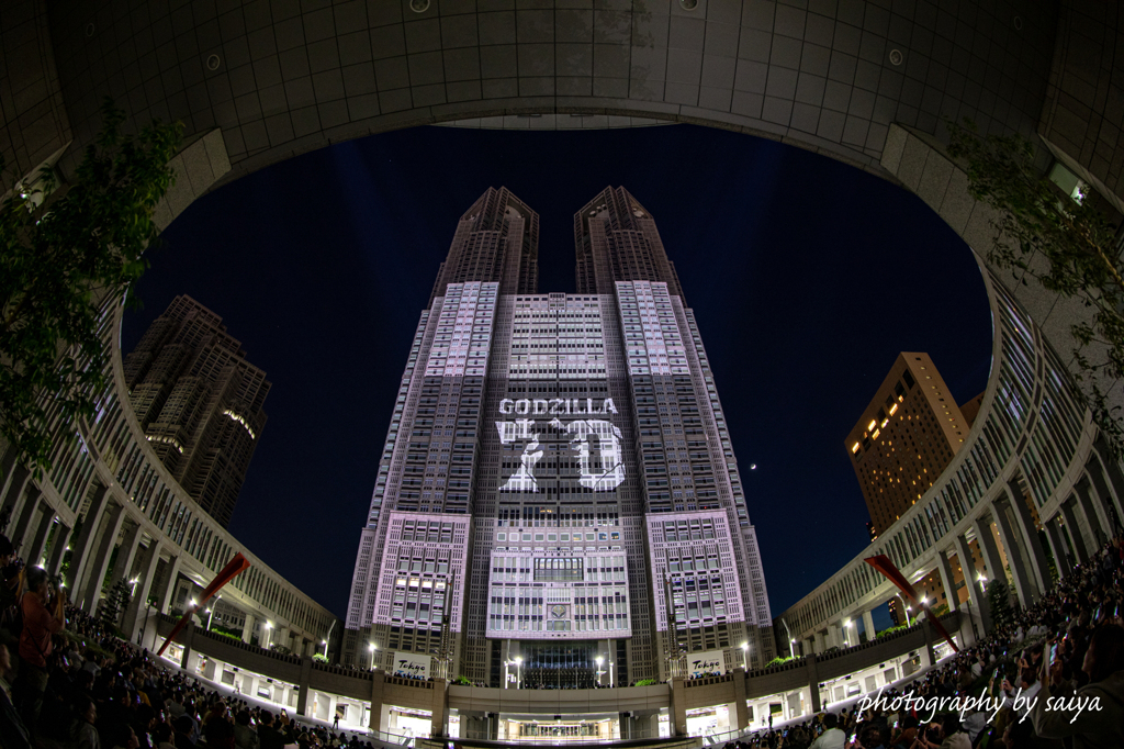 TOKYO Night & Light ゴジラ都庁襲撃 その２