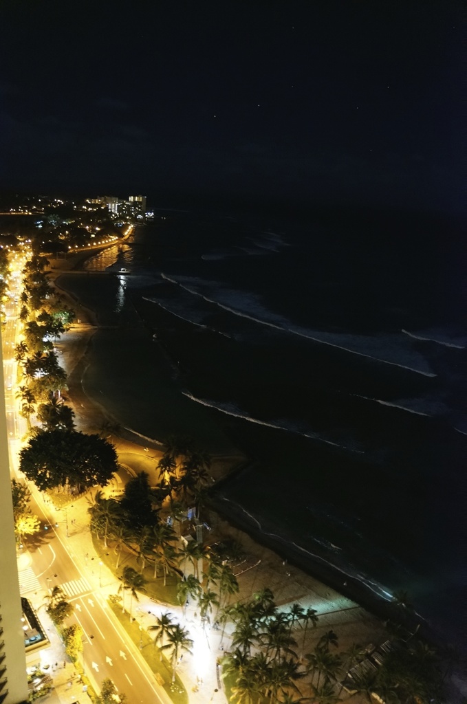 ハワイの夜景