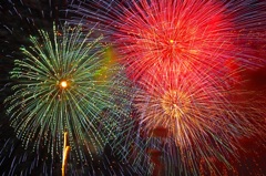 東京湾大華火祭での一コマ