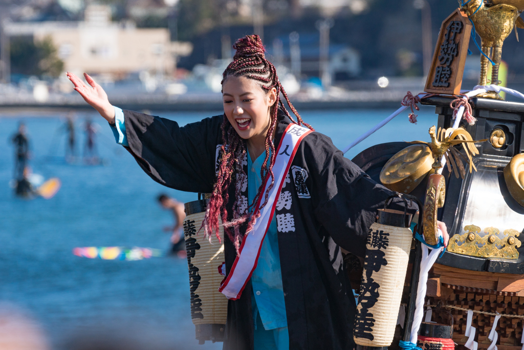 江ノ島　寒中神輿2020