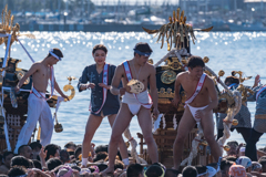 江ノ島　寒中神輿2020