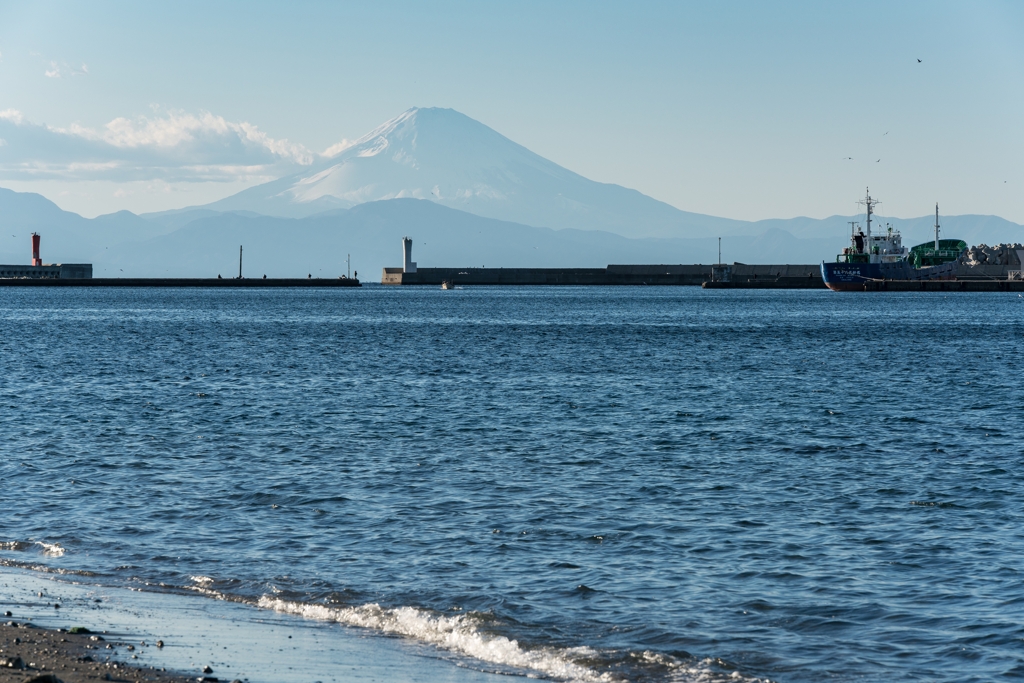 城ヶ島からの富士山