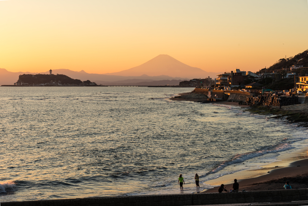 稲村ヶ崎　夕景