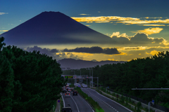 第一中学校歩道橋から