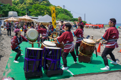 道寸祭り　太鼓演技