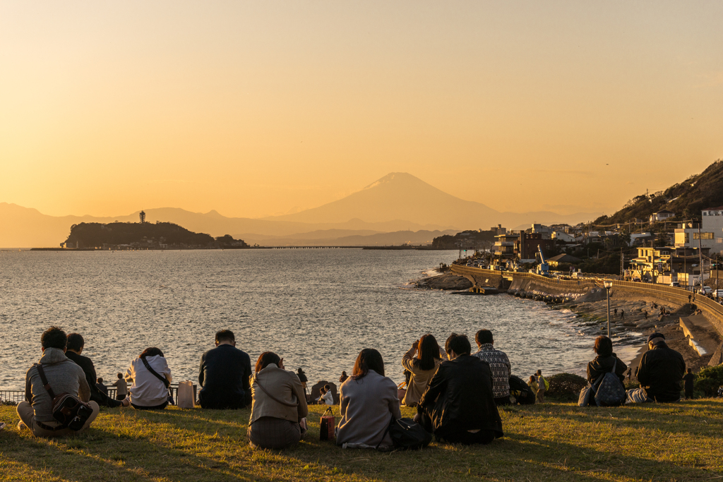 稲村ヶ崎　夕景