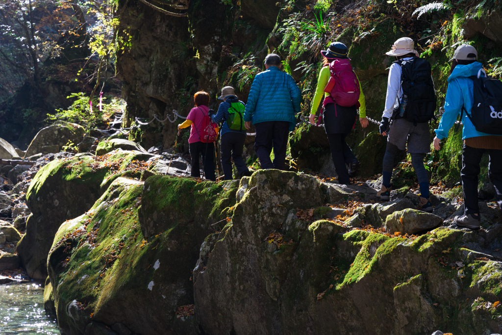 秋の西沢渓谷