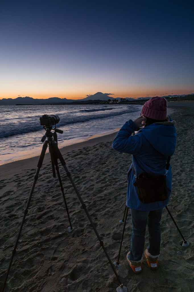 茅ヶ崎ヘッドランド夕景