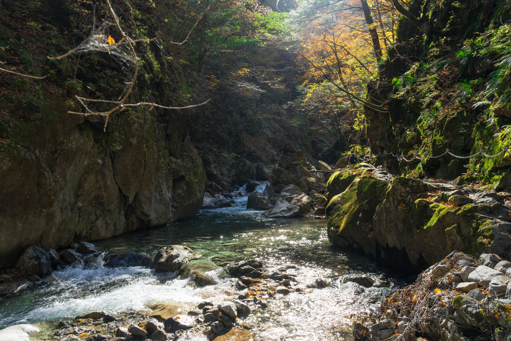 秋の西沢渓谷