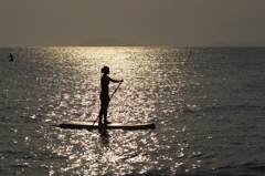 キラキラの水面