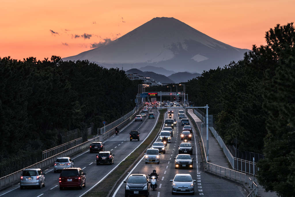 茅ヶ崎　第一中学歩道橋