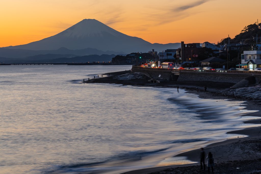 稲村ヶ崎の夕景