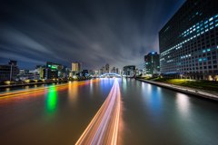永代橋光跡