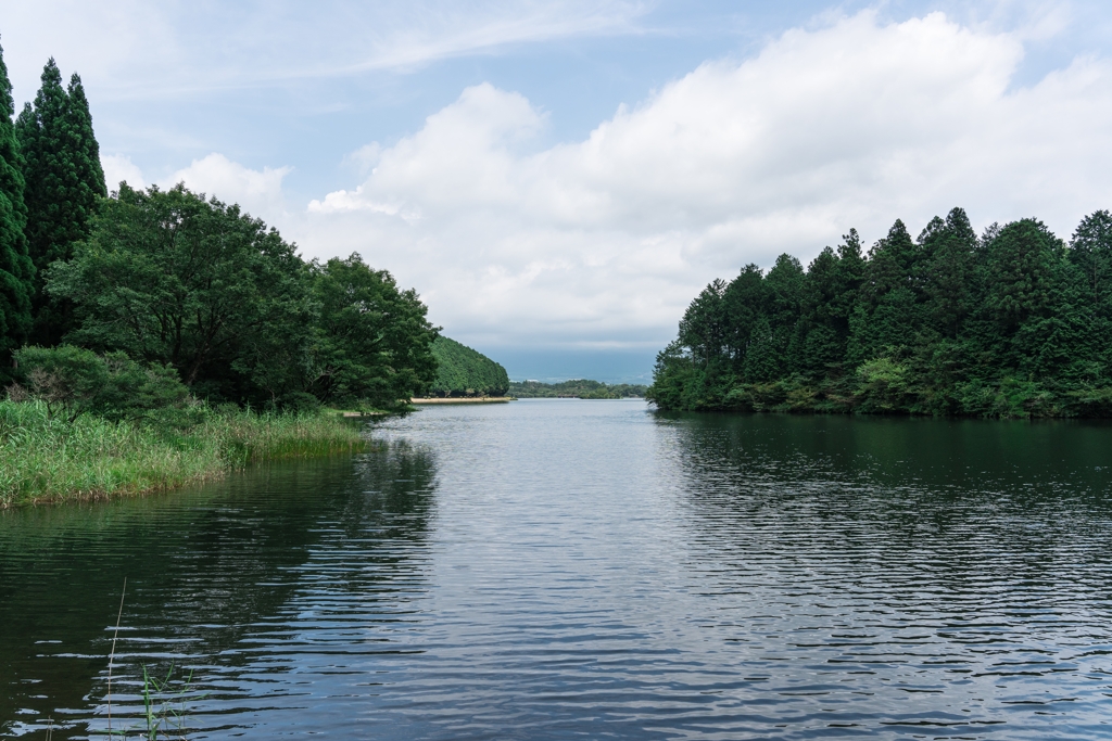 富士山が全く見えなかった田貫湖