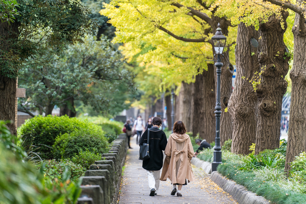 山下公園　紅葉
