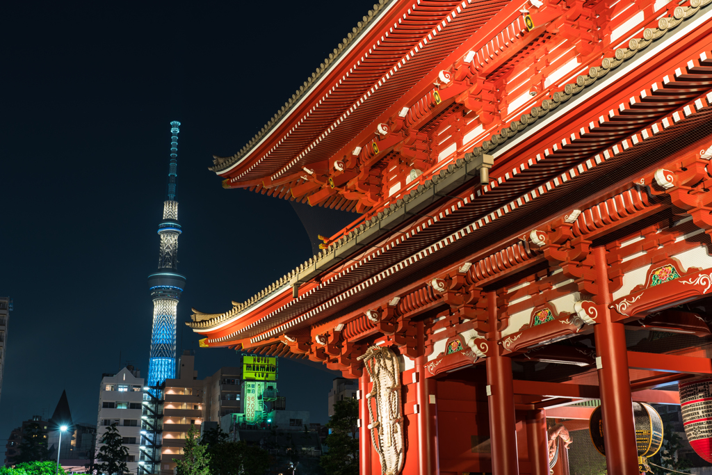 浅草の夜