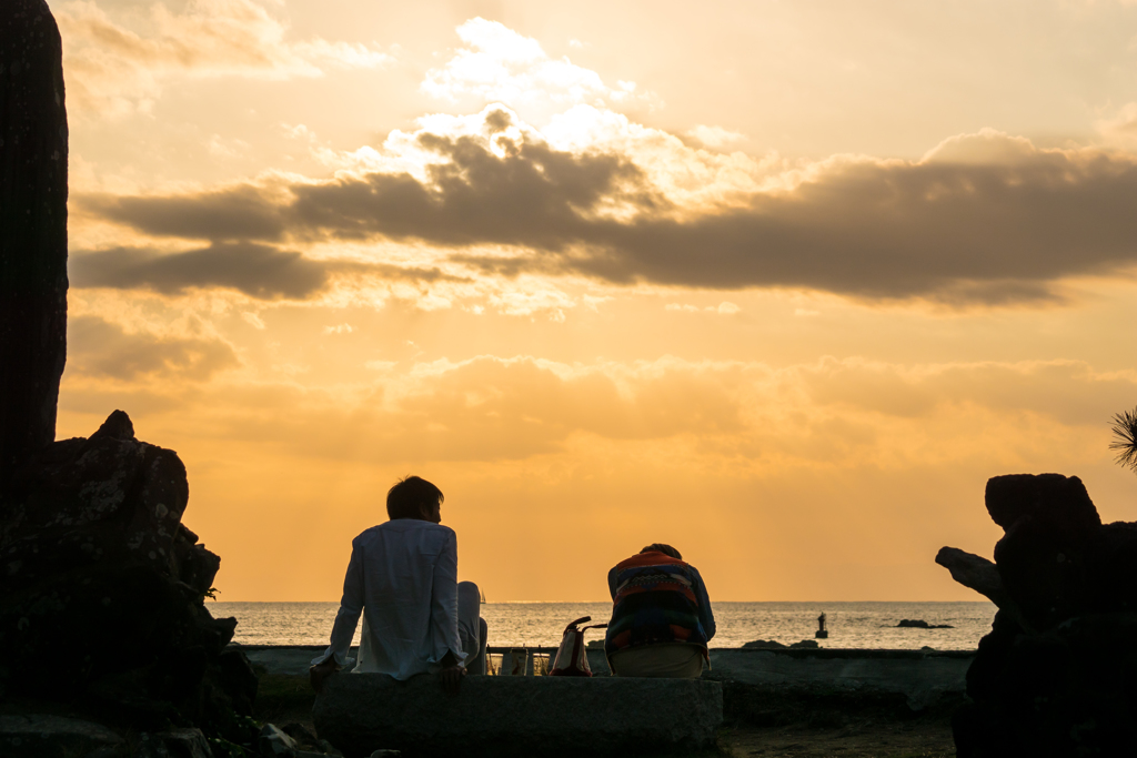 森戸夕景