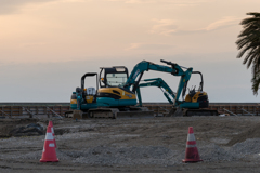 更地になったデイニーズ森戸店