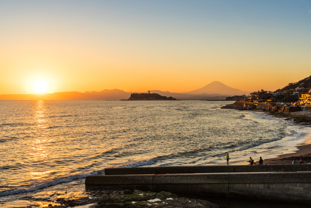 稲村ヶ崎　夕景