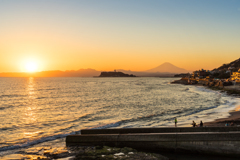 稲村ヶ崎　夕景