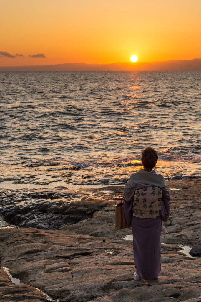 稲村ヶ崎　夕景