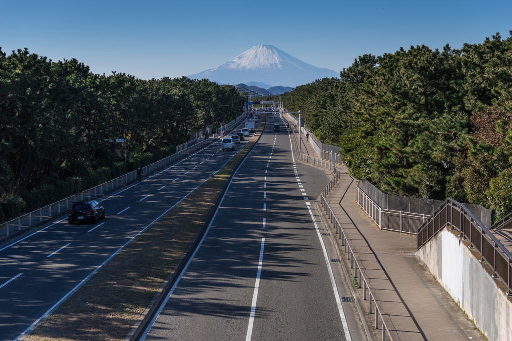 茅ヶ崎から富士山