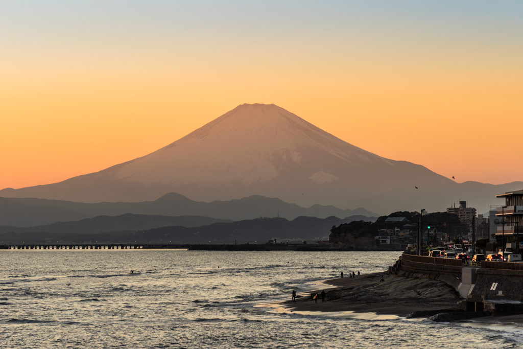 稲村ヶ崎　夕景
