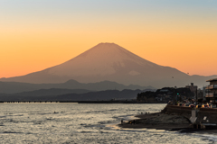 稲村ヶ崎　夕景