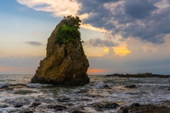 立石夕景