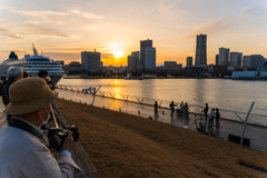 2021-02-13 大さん橋夕景