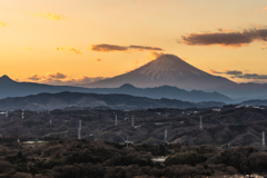 湘南平からの富士山