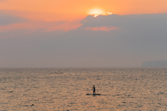 森戸の夕景