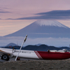 茅ヶ崎ヘッドランドからの富士山