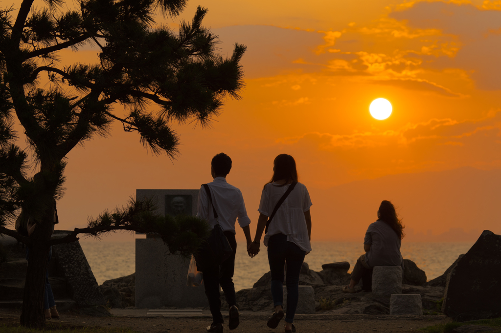 夕陽が呼んでる
