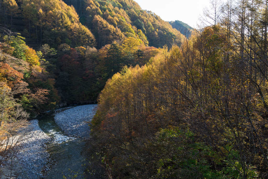 秋の西沢渓谷