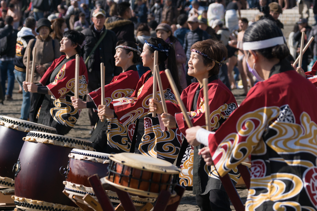 江ノ島　寒中神輿2020