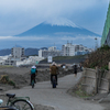 茅ヶ崎ヘッドランドからの富士山